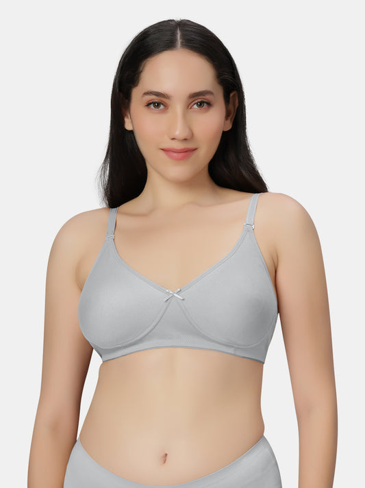 Padded-Non-Wired-T-shirt-Bra-Medium-Coverage-Knox-Grey-Front