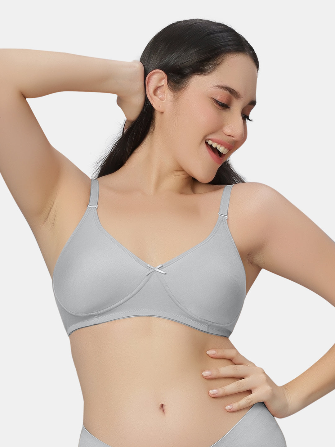 Padded-Non-Wired-T-shirt-Bra-Medium-Coverage-Knox-Grey-Lifestyle