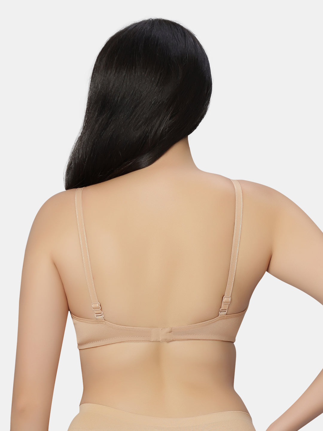 Padded-Non-Wired-T-shirt-Bra-Medium-Coverage-Knox-Nude-Back