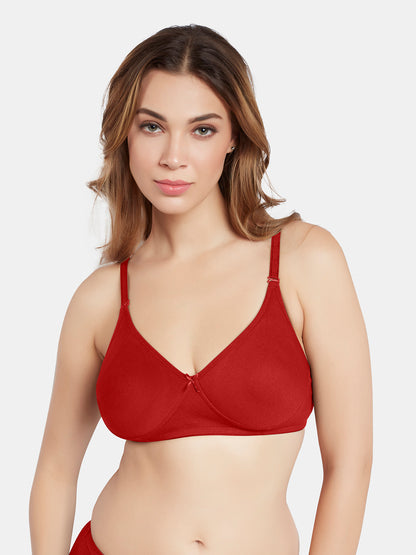 Non Padded Wirefree Cotton Polyester Moderate Coverage Minimizer Bra with Detachable Straps – CATWALK