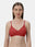 Medium Coverage Non Wired Non Padded Polyester Cotton Everyday Bra with Seamless Cups - Smile