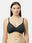 Medium Coverage Padded Cotton Spandex Bra with Detachable Adjustable Strap and Strap Converter Hook and Eye Closure - Rio