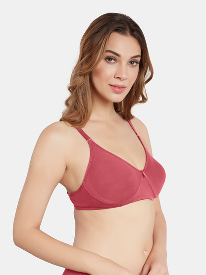 Non Padded Wirefree Cotton Polyester Moderate Coverage Minimizer Bra with Detachable Straps – CATWALK