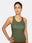 Full Coverage Non-Padded Wirefree Polyester Spandex Racerback Tank Top – SA607