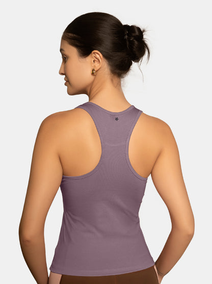 Full Coverage Non-Padded Wirefree Polyester Spandex Racerback Tank Top – SA607