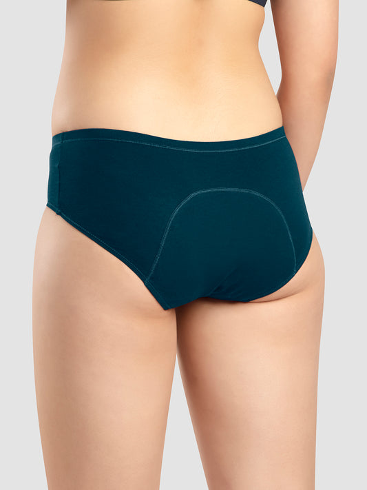 Mid Rise Leakproof Cotton Period Panty with Three Layer Protection – SARA