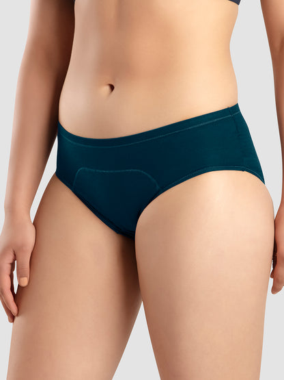 Mid Rise Leakproof Cotton Period Panty with Three Layer Protection – SARA