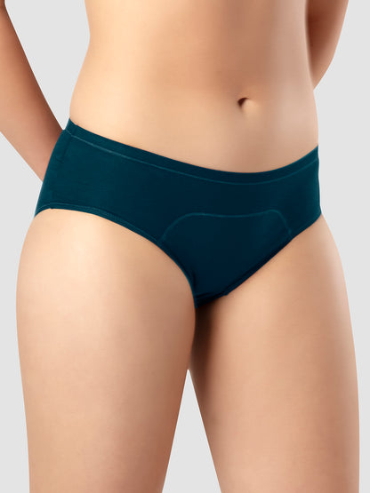 Mid Rise Leakproof Cotton Period Panty with Three Layer Protection – SARA