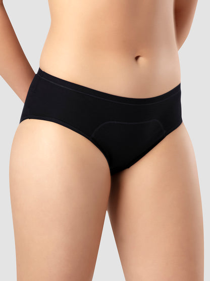 Mid Rise Leakproof Cotton Period Panty with Three Layer Protection – SARA