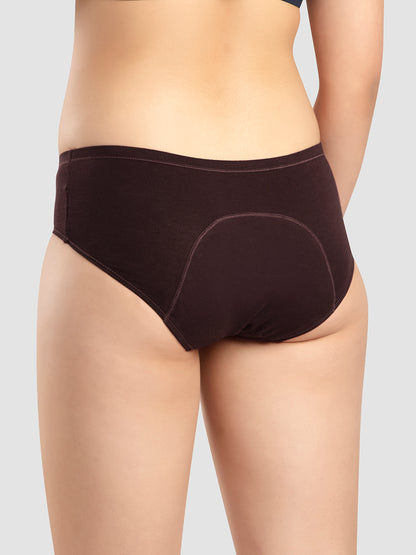 Mid Rise Leakproof Cotton Period Panty with Three Layer Protection – SARA