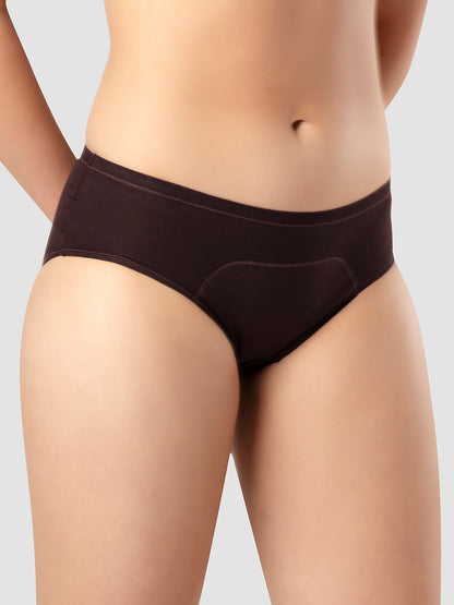 Mid Rise Leakproof Cotton Period Panty with Three Layer Protection – SARA