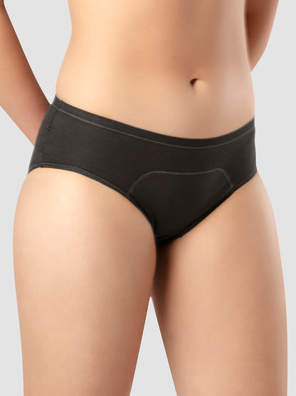 Mid Rise Leakproof Cotton Period Panty with Three Layer Protection – SARA