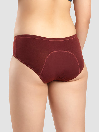 Mid Rise Leakproof Cotton Period Panty with Three Layer Protection – SARA