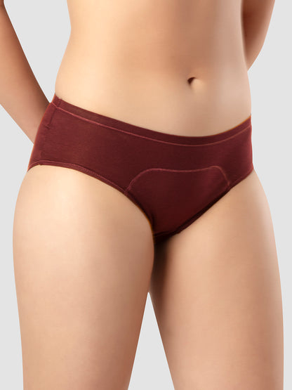 Mid Rise Leakproof Cotton Period Panty with Three Layer Protection – SARA