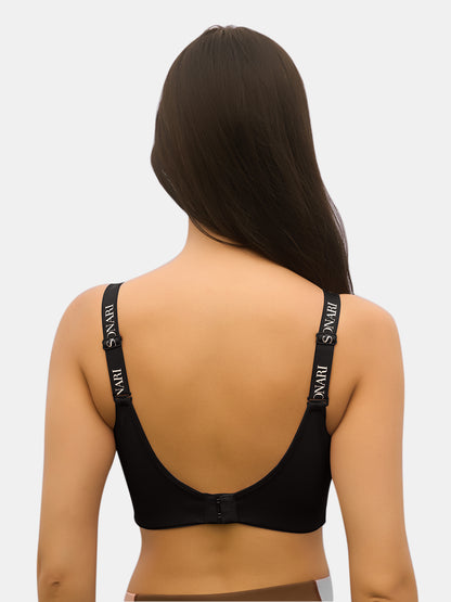 Padded Wirefree Full Coverage Sports Bra with Polyester Spandex Fabric and U-Back – SA604