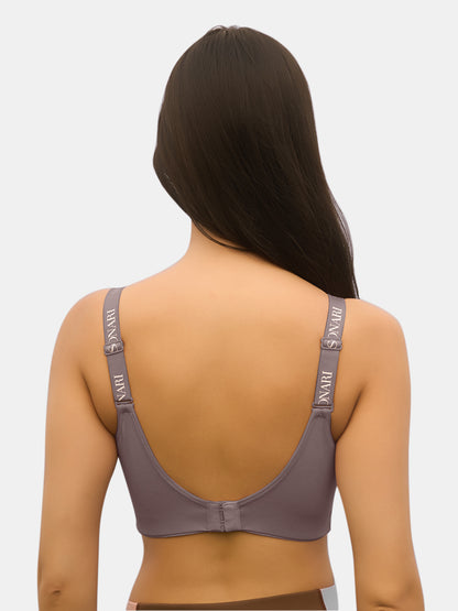 Padded Wirefree Full Coverage Sports Bra with Polyester Spandex Fabric and U-Back – SA604