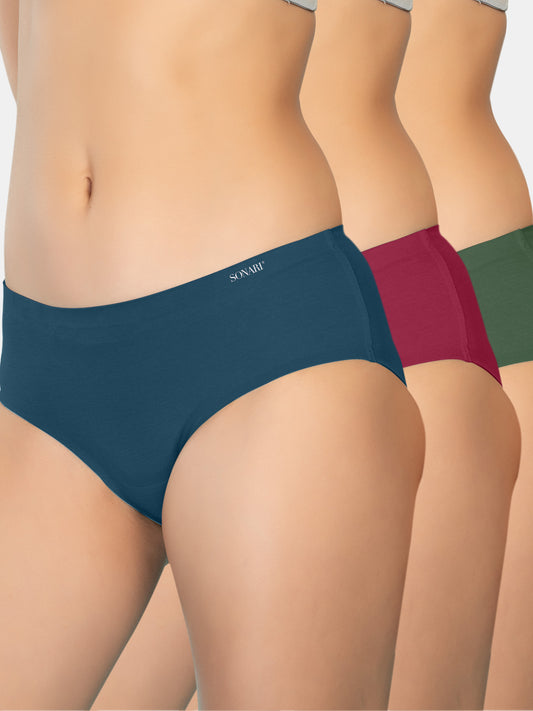 Seamless Modal Full Coverage Mid Rise Hipster Panty for Everyday Comfort – SH 301