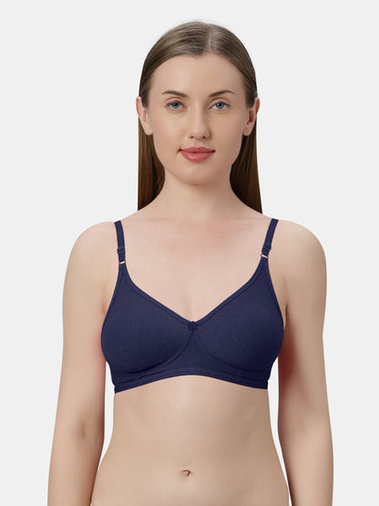 Non Padded Wirefree Polycotton Full Coverage Everyday Bra with Adjustable Straps – Steem