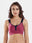 Moulded Wirefree Cotton Polyester Full-Coverage Sports Bra with Adjustable Straps – Supremo