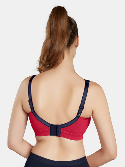 Moulded Wirefree Cotton Polyester Full Coverage Sports Bra with Adjustable Straps – SUPREMO