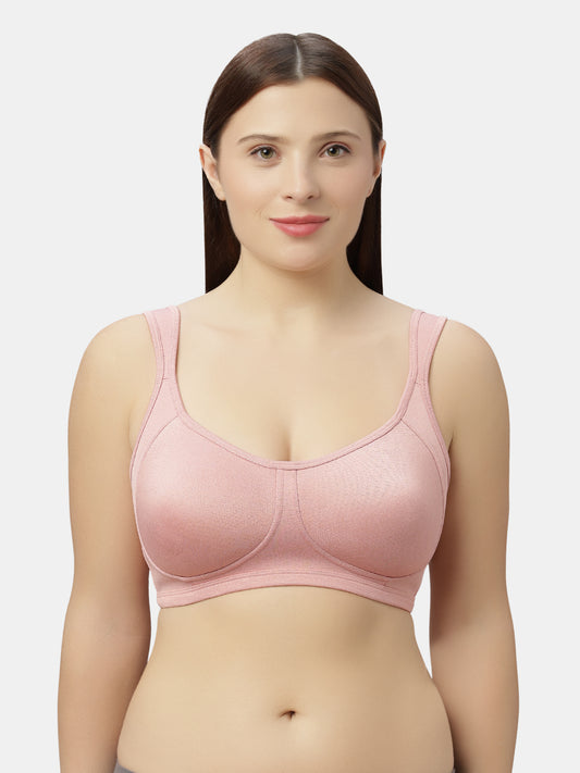 Non Padded Full Coverage Bra with Broad Wings & Straps – SMT021