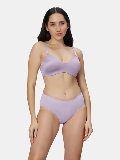 Sonari-3105-Women's-Modal-Hipster-Panties-Outfits-Purple-FrontView