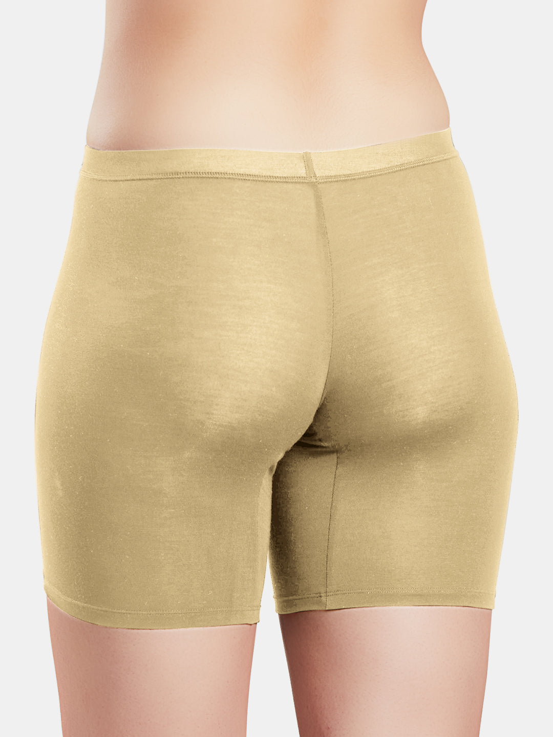 Sonari-Modal-Spandex-Stretchable-Womens-Cycling-Shorts-Comfort-Nude-Back