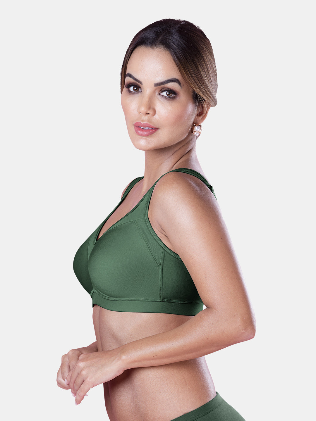 T-Shirt-Bra-for-Everyday-Comfort-Sabrina-bottlegreen-Left