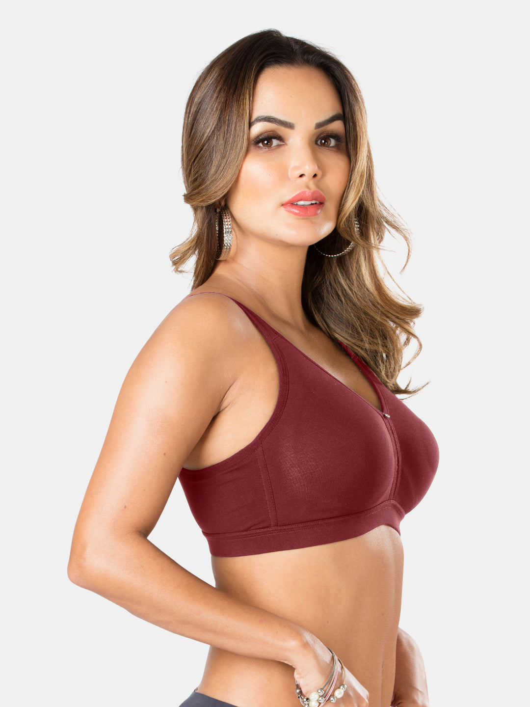 Ultimo-Non-Padded-Bra-with-Full-Coverage-Elizabeth-Brown-Right