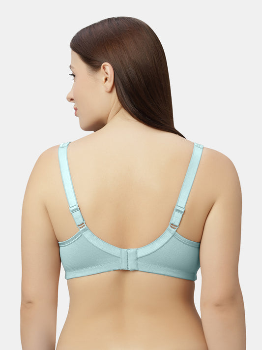 Non Padded Moulded Full Coverage Bra with Broad Straps – SMT020