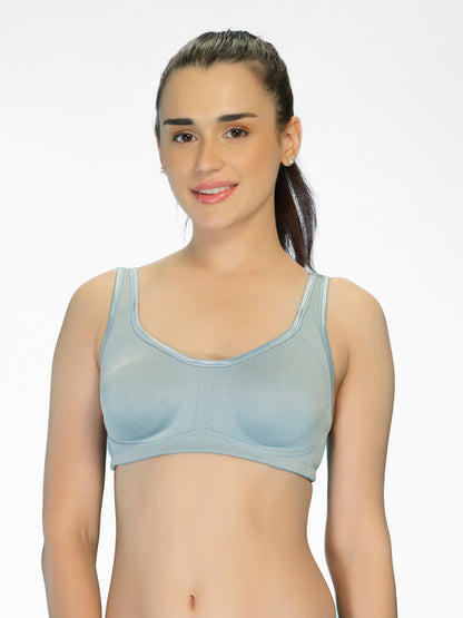Non-Padded Moulded Full Coverage Bra with Broad Straps – SMT020