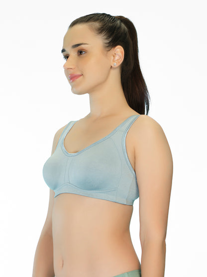 Non-Padded Moulded Full Coverage Bra with Broad Straps – SMT020