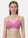 Non-Padded Wirefree Cotton-Polyester Medium Coverage Everyday Bra with Adjustable Straps – VIOLET