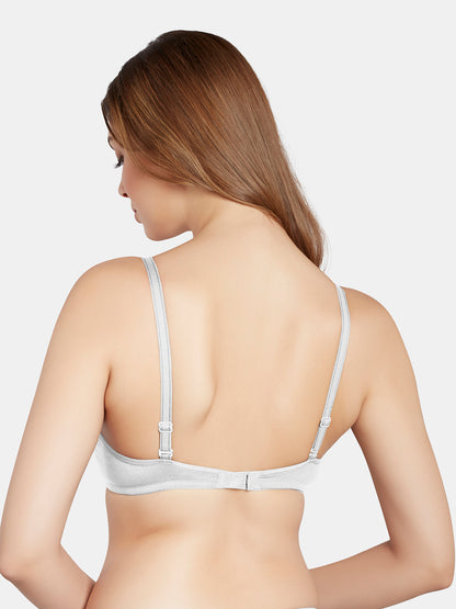 Non Padded Wirefree Cotton Polyester Moderate Coverage Minimizer Bra with Detachable Straps – CATWALK