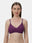 Medium Coverage Non Wired Non Padded Polyester Cotton Everyday Bra with Seamless Cups - Smile