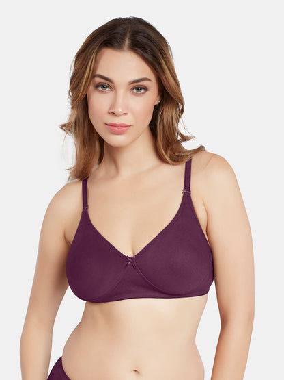 Non Padded Wirefree Cotton Polyester Moderate Coverage Minimizer Bra with Detachable Straps – CATWALK
