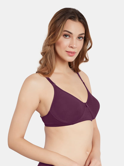 Non Padded Wirefree Cotton Polyester Moderate Coverage Minimizer Bra with Detachable Straps – CATWALK