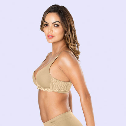 Wire-Free-Bra-with-Plunge-Neck-for-Women-Victoria-Skin-Left