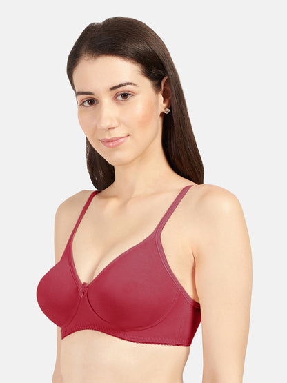 Wirefree-Non-Padded-Breathable-Cotton-Medium-Coverage-Everyday-Bra–Summer-Red-left