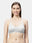Non-Padded Non-Wired Pure Cotton Sports Bra with Medium Coverage and Adjustable Straps - Yoga