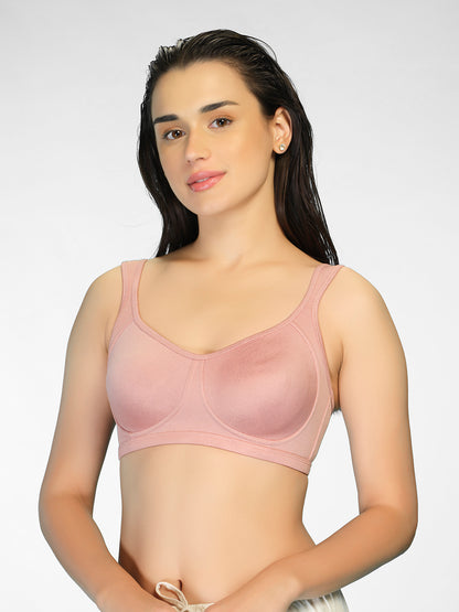 Non Padded Full Coverage Bra with Broad Wings & Straps – SMT021