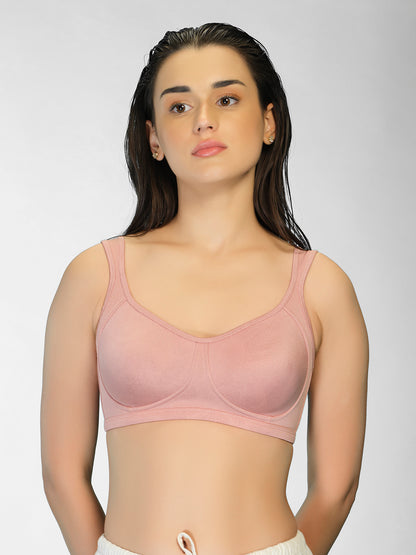 Non Padded Full Coverage Bra with Broad Wings & Straps – SMT021