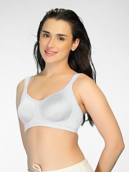 Non Padded Full Coverage Bra with Broad Wings & Straps – SMT021