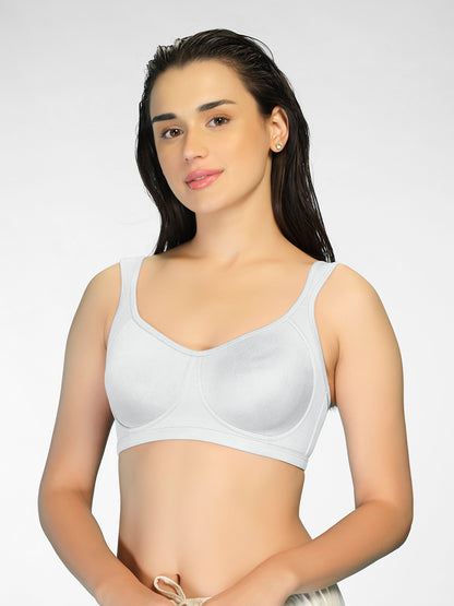 Non Padded Full Coverage Bra with Broad Wings & Straps – SMT021