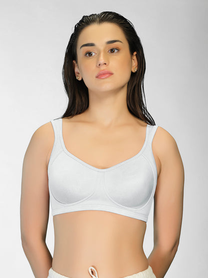 Non Padded Full Coverage Bra with Broad Wings & Straps – SMT021